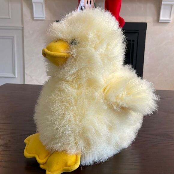 Large Fluffy Yellow Chick 11” long 13” tall Baby Chicken Excellent Used Conditi… - Picture 1 of 7